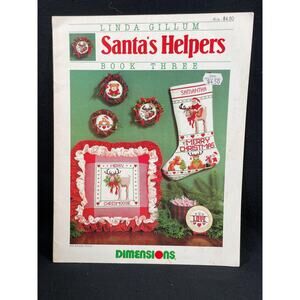 Dimensions Linda Gillman Santa Helpers book 3, patterns